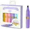 Djeco DD03754 set de 6 mini surligneurs pastel