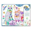 Djeco Coloriages à révéler : Familles de la forêt