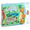 Djeco - Puzzle en bois Coucou Tigre Multicolore taille unique