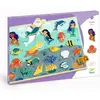 Djeco Puzzle 22 pièces en bois : Puzzlo Sea