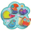 Djeco Puzzle encastrement 5 pièces en bois : Toucanco