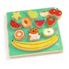 Puzzle à encastrer en bois et jeu d'équilibre : Boom Happy Djeco-DJ01073