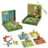 Coffret de jeux LudoWood - 4 en 1 - Djeco - Pour enfants dès 2 ans
