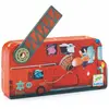 Djeco - Puzzle Le camion de pompier - 16 pièces Multicolore taille unique