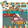 Djeco Puzzle Silhouette Le Bolide DJ07273 - 16 Pièces pour Enfants - Neuf