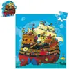Puzzle DJECO Barberousse - 54 pièces - Paysage et nature