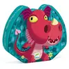 Djeco - Puzzle silhouette Edmond le dragon 24 pcs