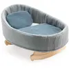 Berceau à bascule Blue Dream - DJECO - Pour poupons de 30 à 36 cm - Housse en tissu