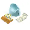 Djeco Accessoires pour poupon Poméa 32 cm : Pot et Lingettes