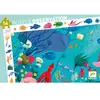 Puzzle 54 pièces : Poster et jeu d'observation : Aquatique Djeco-DJ07562