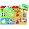 DJECO - Puzzle géant 'Tactilo Ferme' - 20 pièces - à partir de 3 ans
