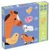 Puzzles Primo 3, 4, 5 et 6 pièces : À la ferme
