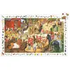 Djeco Puzzle 200 pièces - Poster et jeu d'observation : Equitation