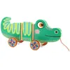Djeco Figurine En Bois À Tirer Edgar Crocodile