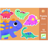 Djeco Puzzle 10 x 2 Pièces Duo : Dinos