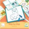 Coloriage Step by Step Lama & Co Djeco