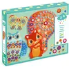 Djeco Jeu créatif pour enfants de 3 à 6 ans - Mosaïques - Millefiori aille Unique Coloris Unique
