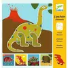 Kit créatif Djeco 5 pochoirs Dinosaures