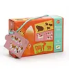 Puzzle Duo Bébés Animaux - DJECO - 12 puzzles de 2 pièces - Thème Animaux