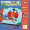 Mosaico rigolo - DJECO - Carrelage créatif - 3 ans et plus - Mixte - Bois Plastique Papier
