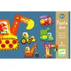 ISBN Puzzle duo articulo véhicules - djeco