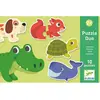 DJECO Puzzle Duo Animaux Silhouettes - Apprentissage Amusant pour Enfants - Neuf