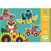 Djeco - Puzzle Duo Bolides Multicolore taille unique