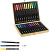 Dessin et coloriage enfant Djeco Coffret feutres pinceaux 24 pièces