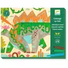 Djeco Kit de coloriage sur bois : Dino world