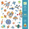 Djeco Pochette de 160 Stickers Interstellaire