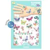 Tatouages papillons de rêve Djeco