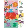 Coloriage feutres magiques - Les jolies robes de Marie - Djeco