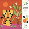 Tableaux de feutrine - DJECO - Mixte - 4 tableaux - 114 gommettes - 20x20 cm