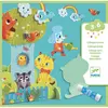Djeco - Collages des petits Copains au jardin Multicolore taille unique