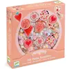 Coffret Perles Fantaisies - DJECO - Coeurs - 285 perles - Multicolore