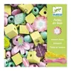 DJECO WOODEN BEADS, LEAVES AND FLOWERS