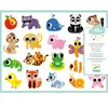 Jeu créatif Djeco Animaux Grosses gommettes pour les petits