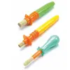 Pinceaux pour enfants - DJECO - 3 pinceaux malins - Multicolore - Orange
