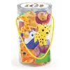 Djeco Figurines d'animaux de la savane en plastique souple - Set de 7 - Neuf