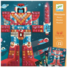Kit créatif Djeco - Mosaïques Space Battle - 4 tableaux