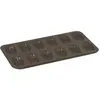 Plaque de 12 madeleines - Gobel - Marron - Acier