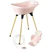 Thermobaby Pack baignoire VASCO 5 en 1 Rose poudre - Fabriqué en France