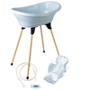 THERMOBABY Pack baignoire VASCO 5 en 1 Fleur bleue - Fabriqué en France