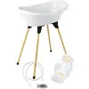 Thermobaby® Pack transat baignoire bébé Vasco 5, blanc muguet