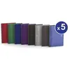 Oxford Essentials Lot de 5 Cahiers Spirales A5 180p Ligné 7mm Assortis