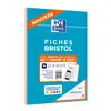 Oxford Bloc-notes de 30 fiches A5 quadrillées Bristol 2.0 Modèle aléatoire