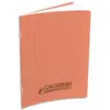 Conquérant Cahier 17x22 32 pages Séyès interligne 2,5mm piqure papier 90g Couverture polypropylène rouge