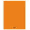 CONQUERANT Cahier 24x32 48 pages grands carreaux piqure 90g Couverture polypropylène orange