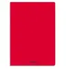 Clairefontaine Cahier piqûre 21x29,7cm, 96 pages grands carreaux, Rouge