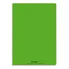 Cahier piqûre Clairefontaine 21x29,7cm, 96 pages grands carreaux, Vert